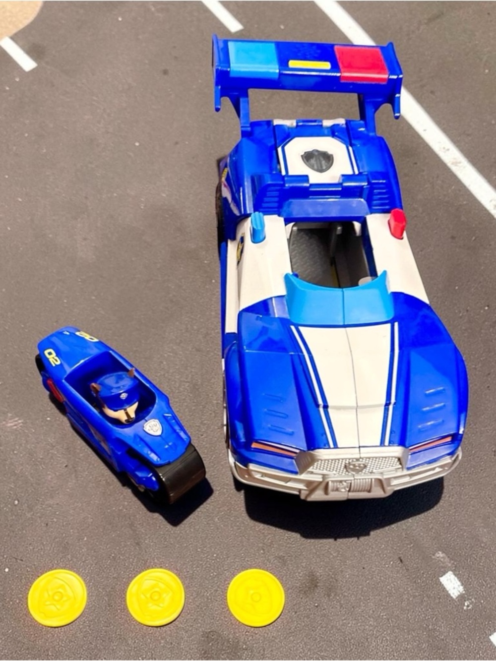 ~Spin Master~ PAW PATROL Chase 2 in 1 Movie City Transforming Cruiser COMPLETE